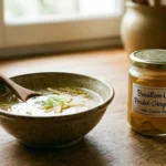 Bouillon clair poulet-gingembre – anti-nausées naturel