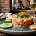 Tartare de Saumon à l'Aneth & Citron Vert